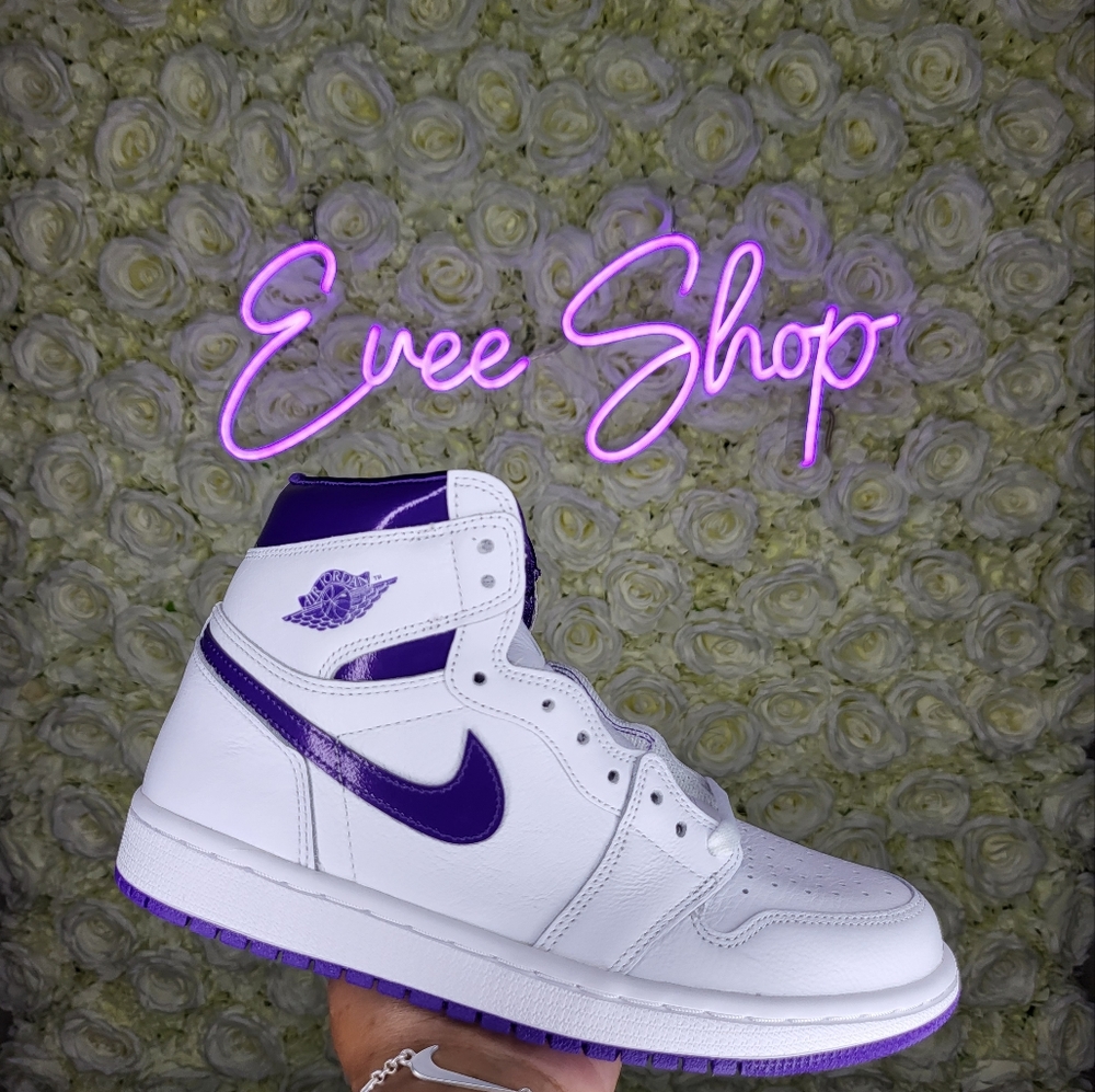 Jordan Retro 1 High - Purple White 💜